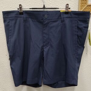 All in Motion Blue Flat Front Shorts